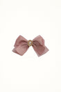 Simple Smoke Pink Bow