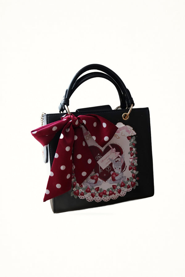 Lolita - Berry Bunny Retro Crossbody Bag - Individually Selectable
