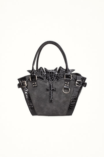 Vera s Mimosa - Fallen Night - Bat Cross Handbag
