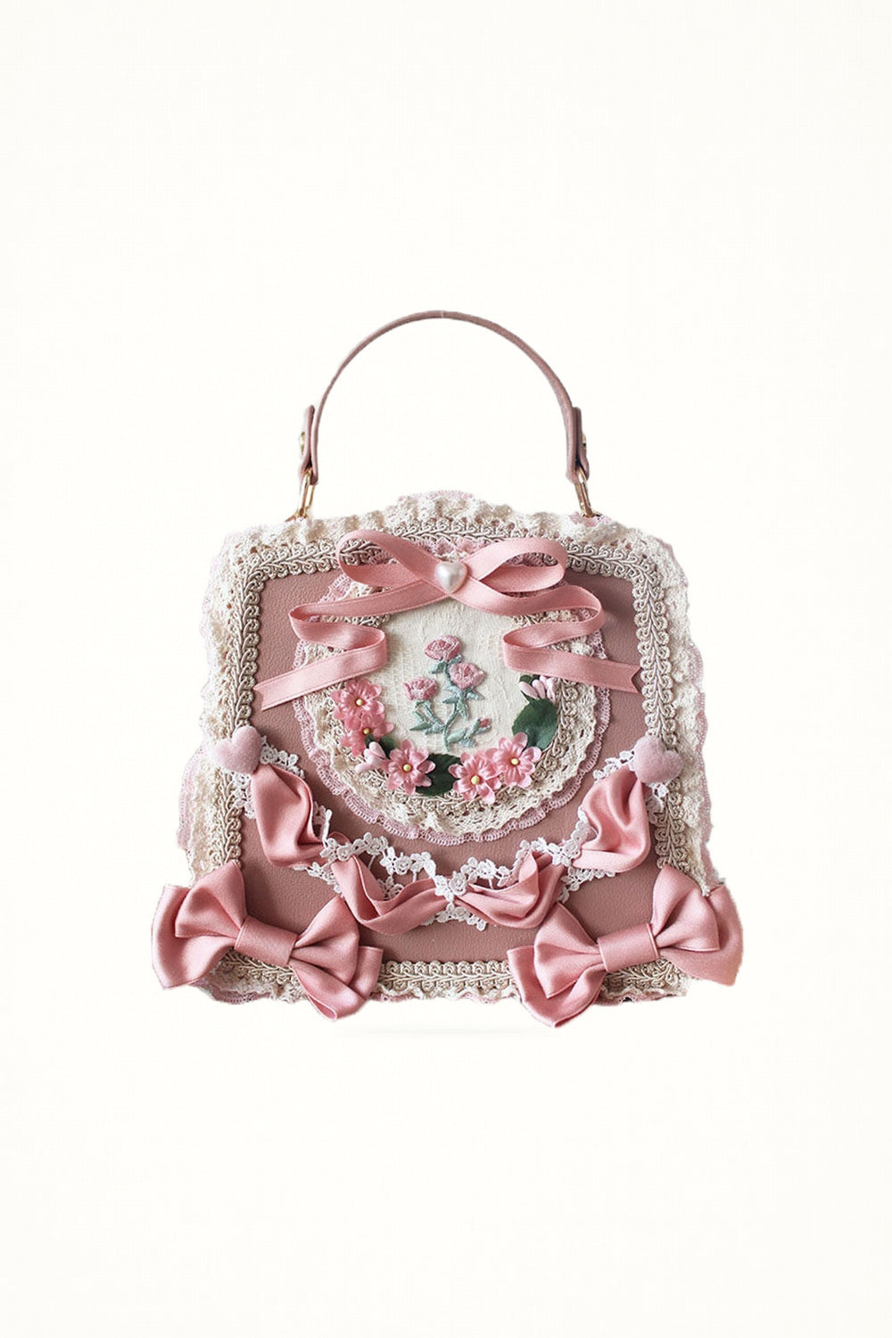 Lolita - Sweet Lolita Floral Lace Bag - Individually Selectable