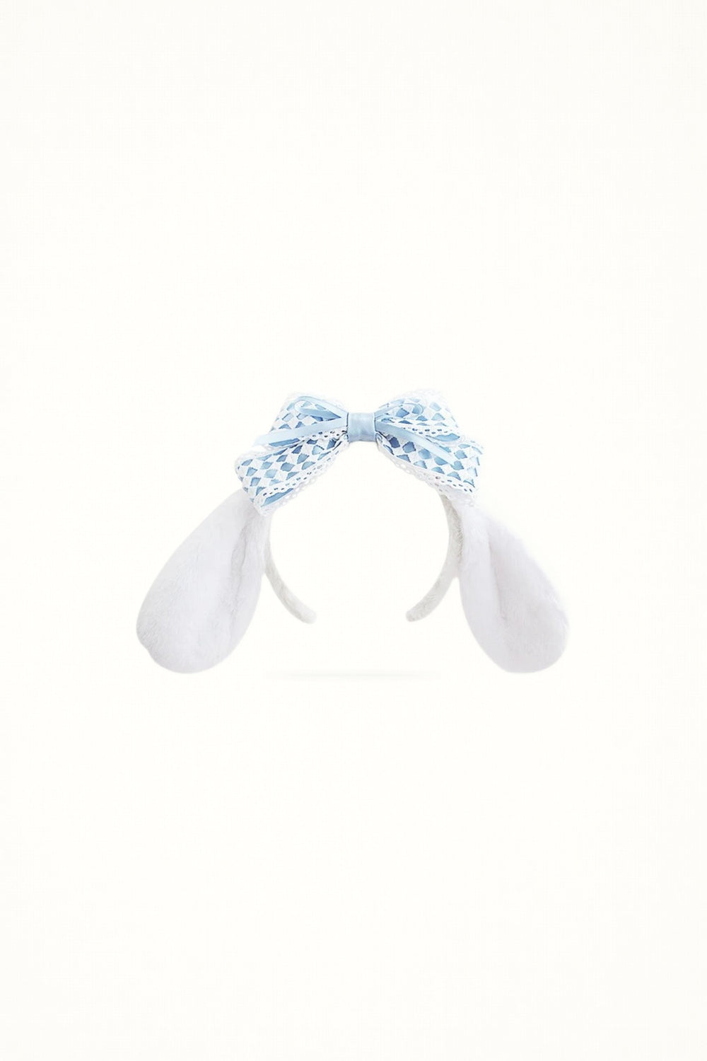 Big-Eared Dog Lace Bow - Headwear