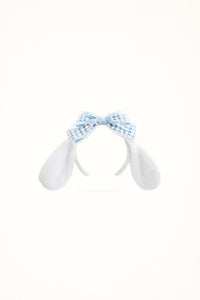 Lu Xi Shao Nv - Big-Eared Dog - Lace Bow Ear Headband - Light Pink Big-Eared Dog Headband