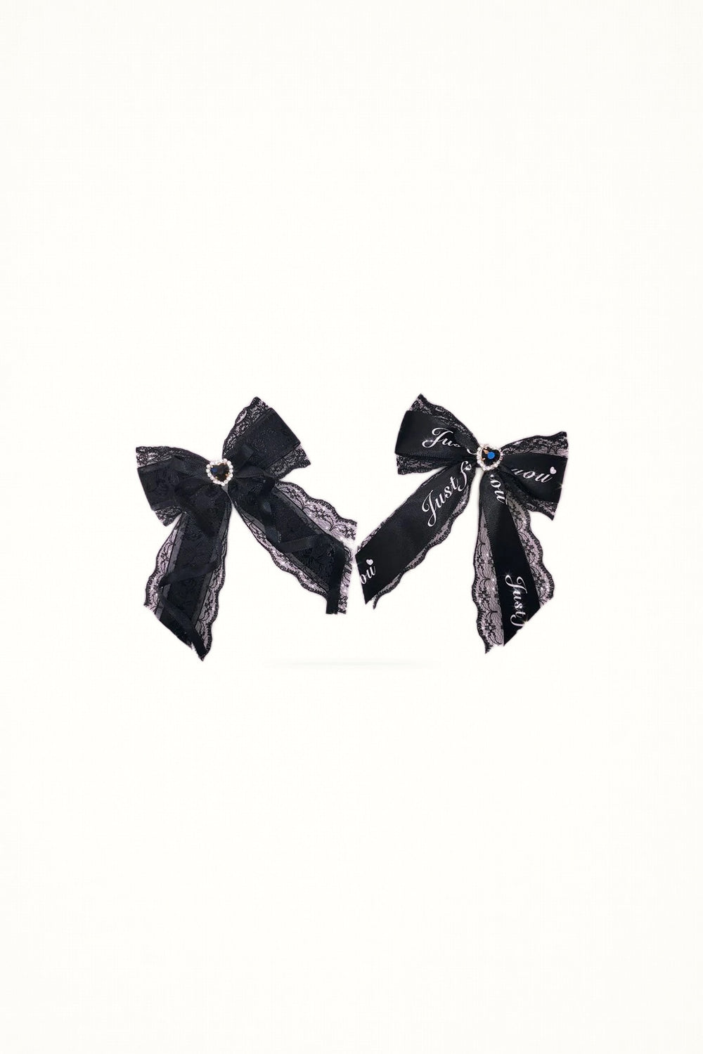 Black Lace Bow Headwear - Headwear