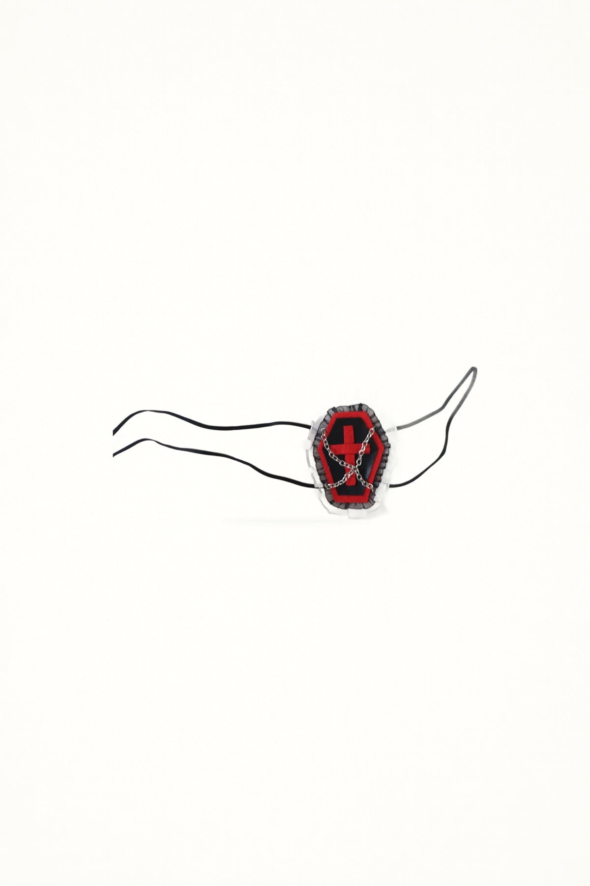 Gothic Cross Single-Eye Mask - Mask