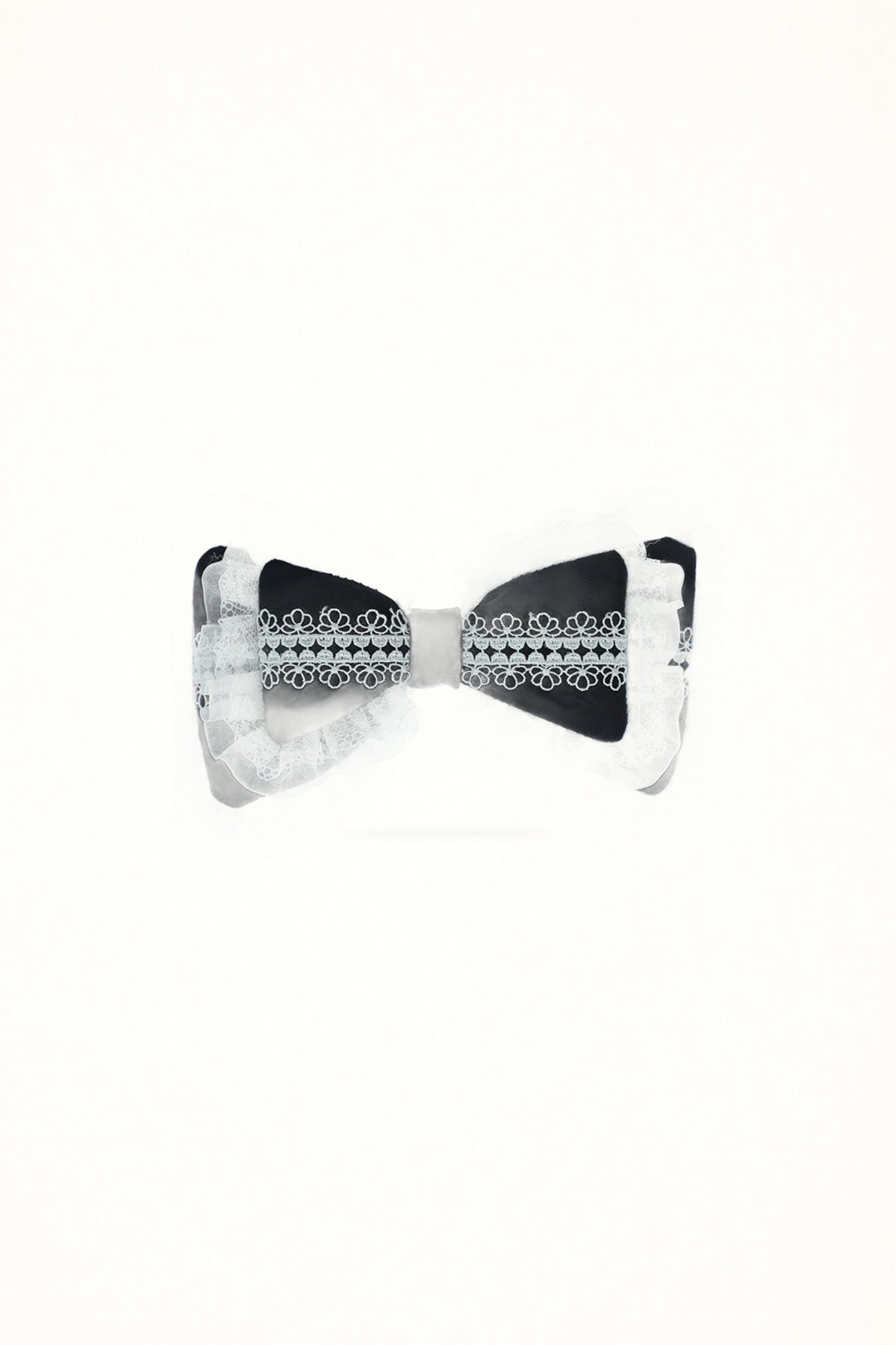 Clouds Are Soft Lace Bow Hair Clip - Headwear