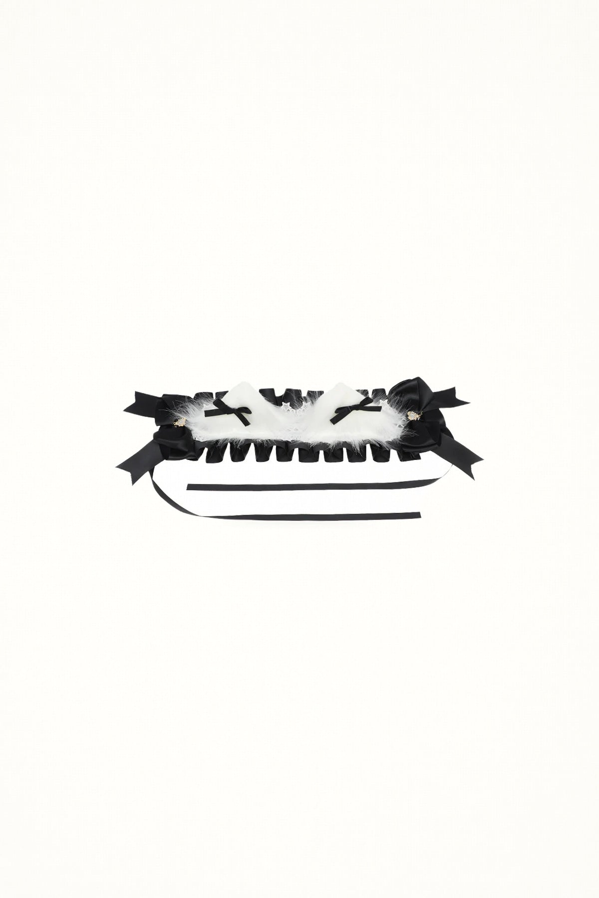 Moon Meow Meow Bow Ornament - Headwear