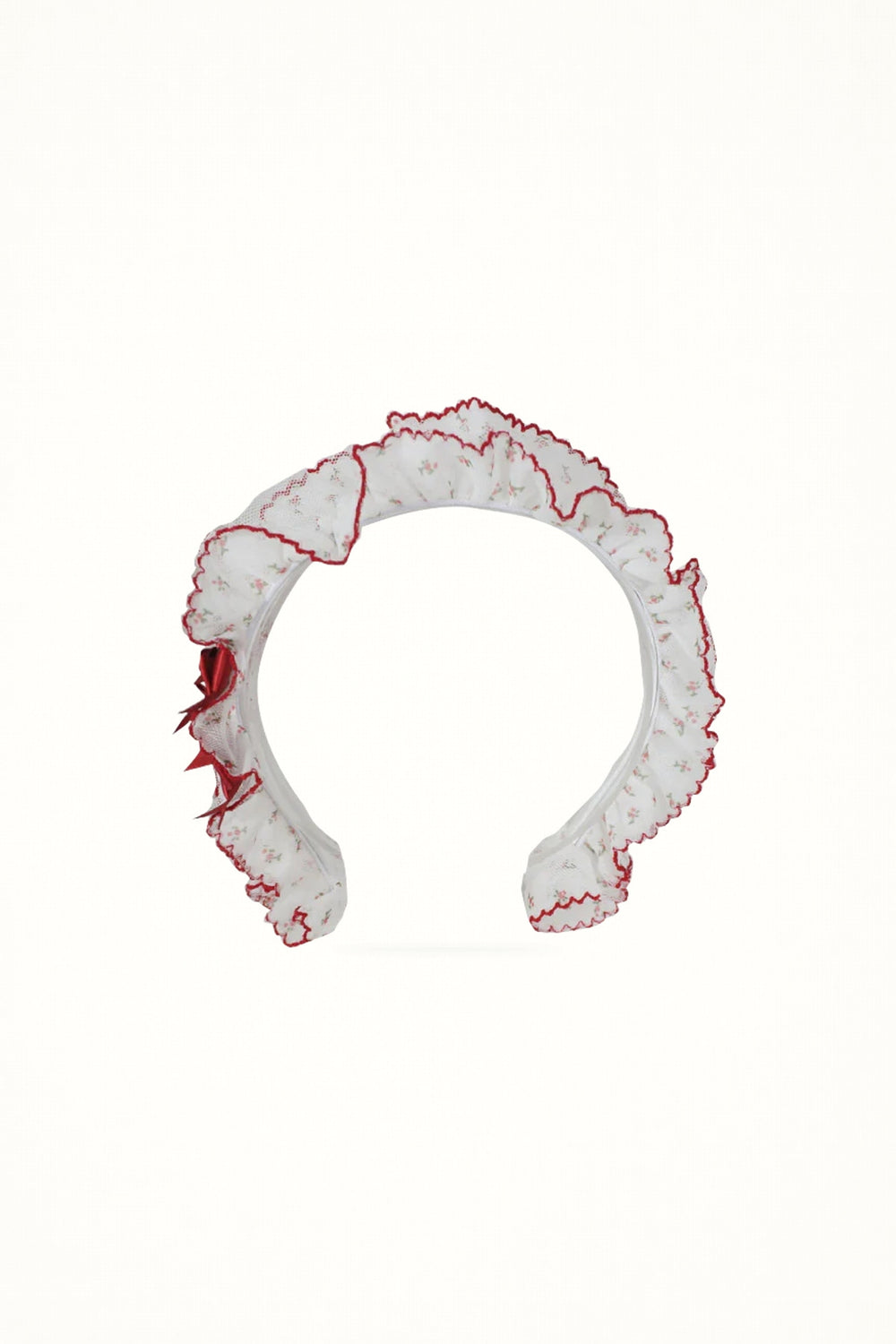 Red Doll Lace Bow - Headwear