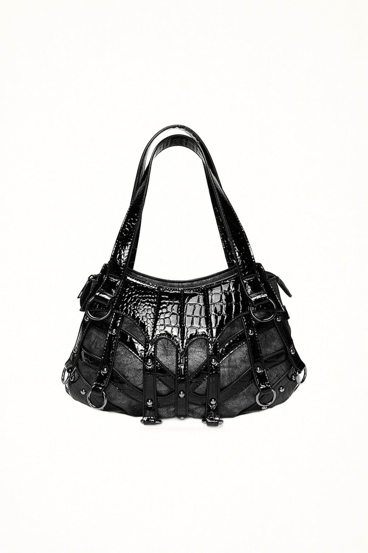 Lolita - Gothic Punk Studded Handbag - Individually Selectable Lolita