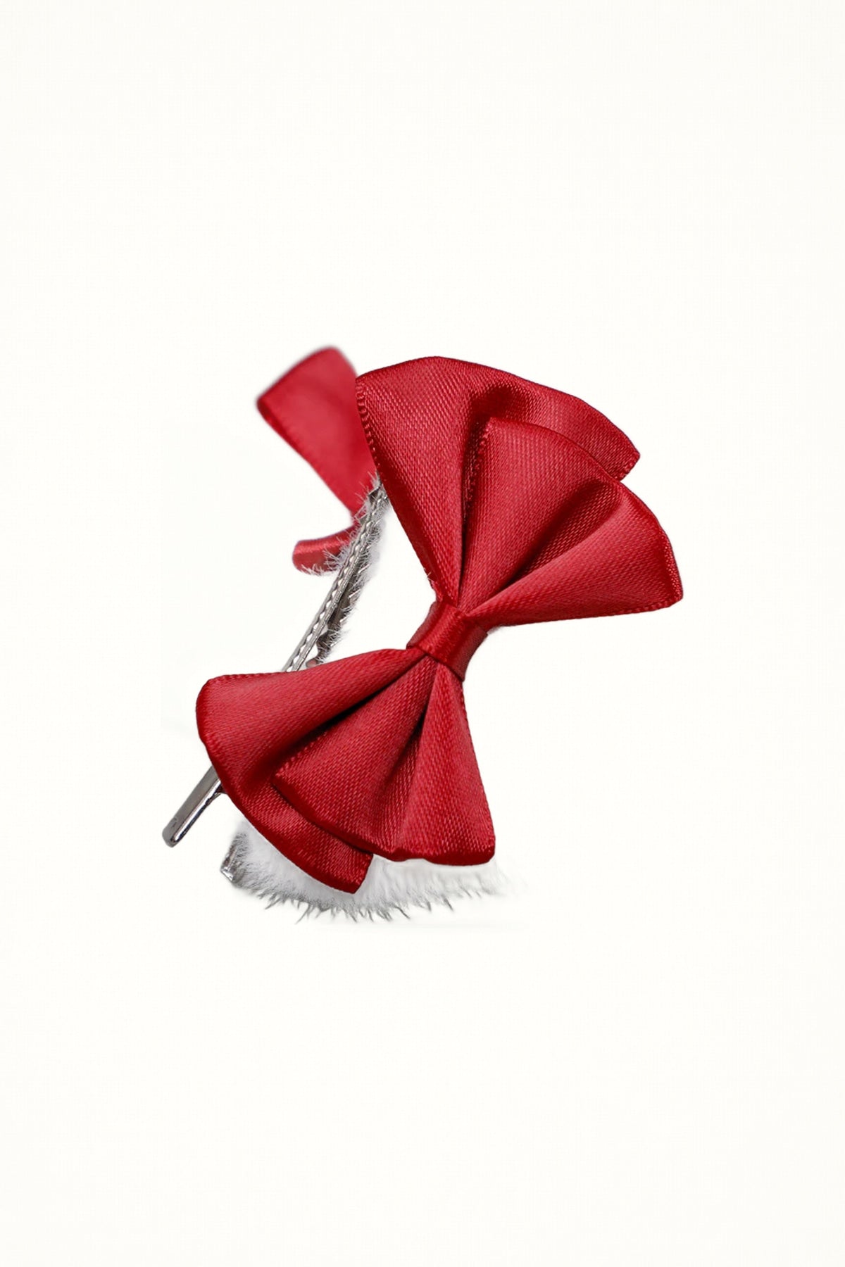 Triangular Cat-Ear Bow Clips - Headwear
