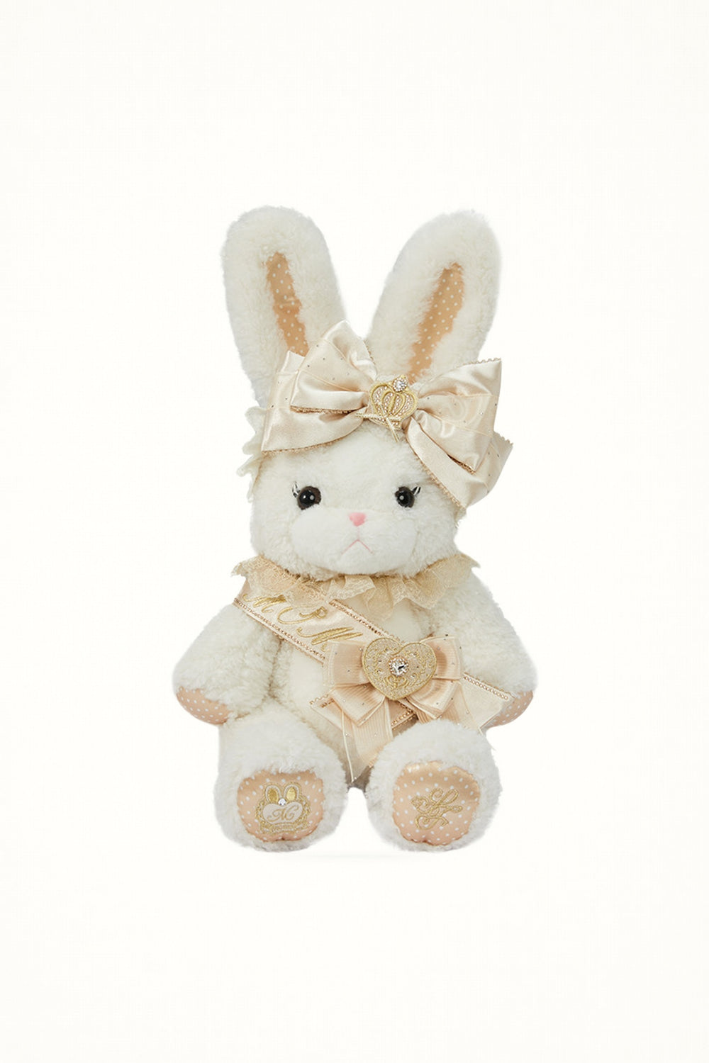 momo - 3rd Anniversary 3D Doll Backpack - White gold cute doll Lolita
