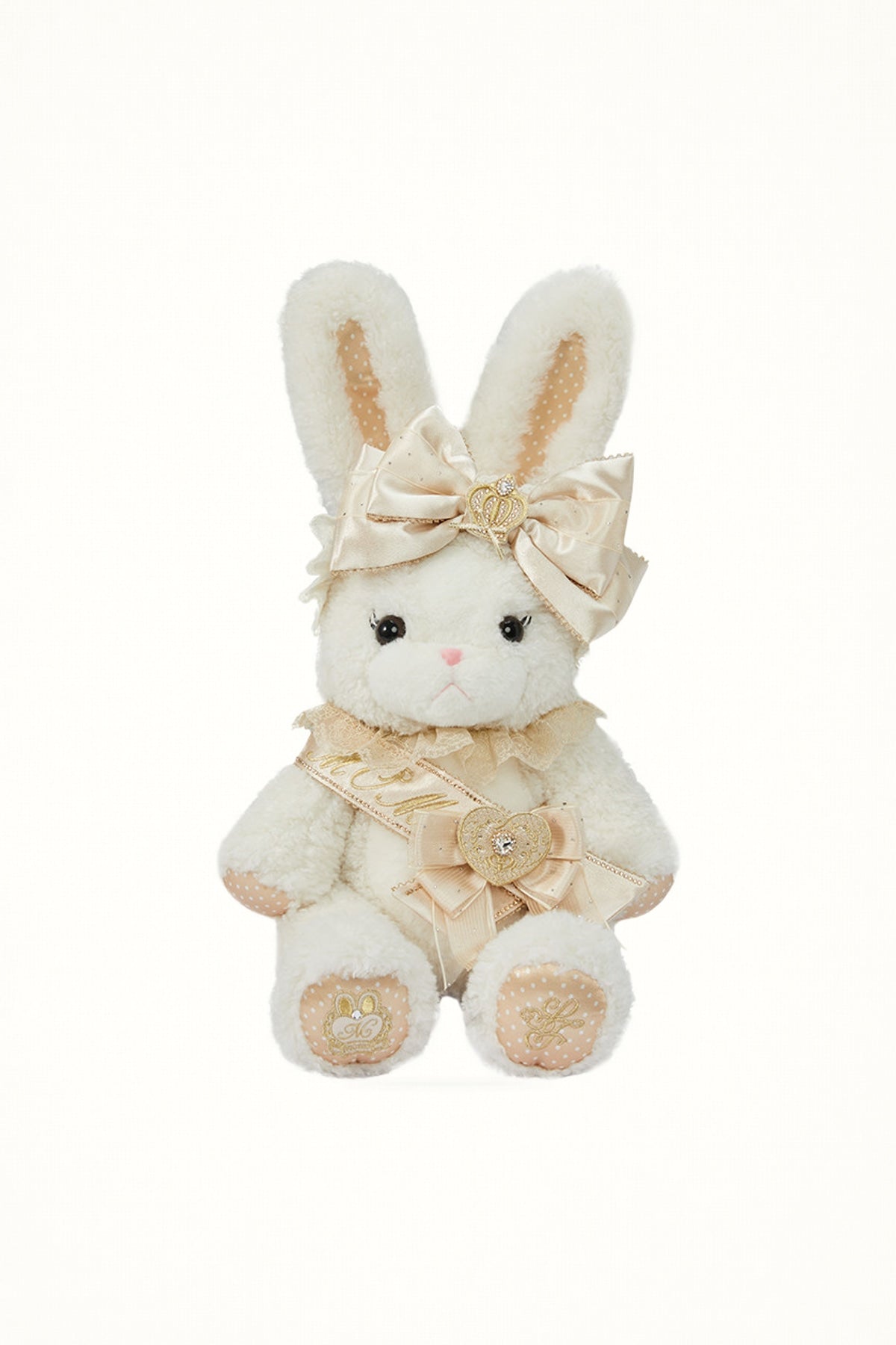 momo - 3rd Anniversary 3D Doll Backpack - White gold cute doll Lolita
