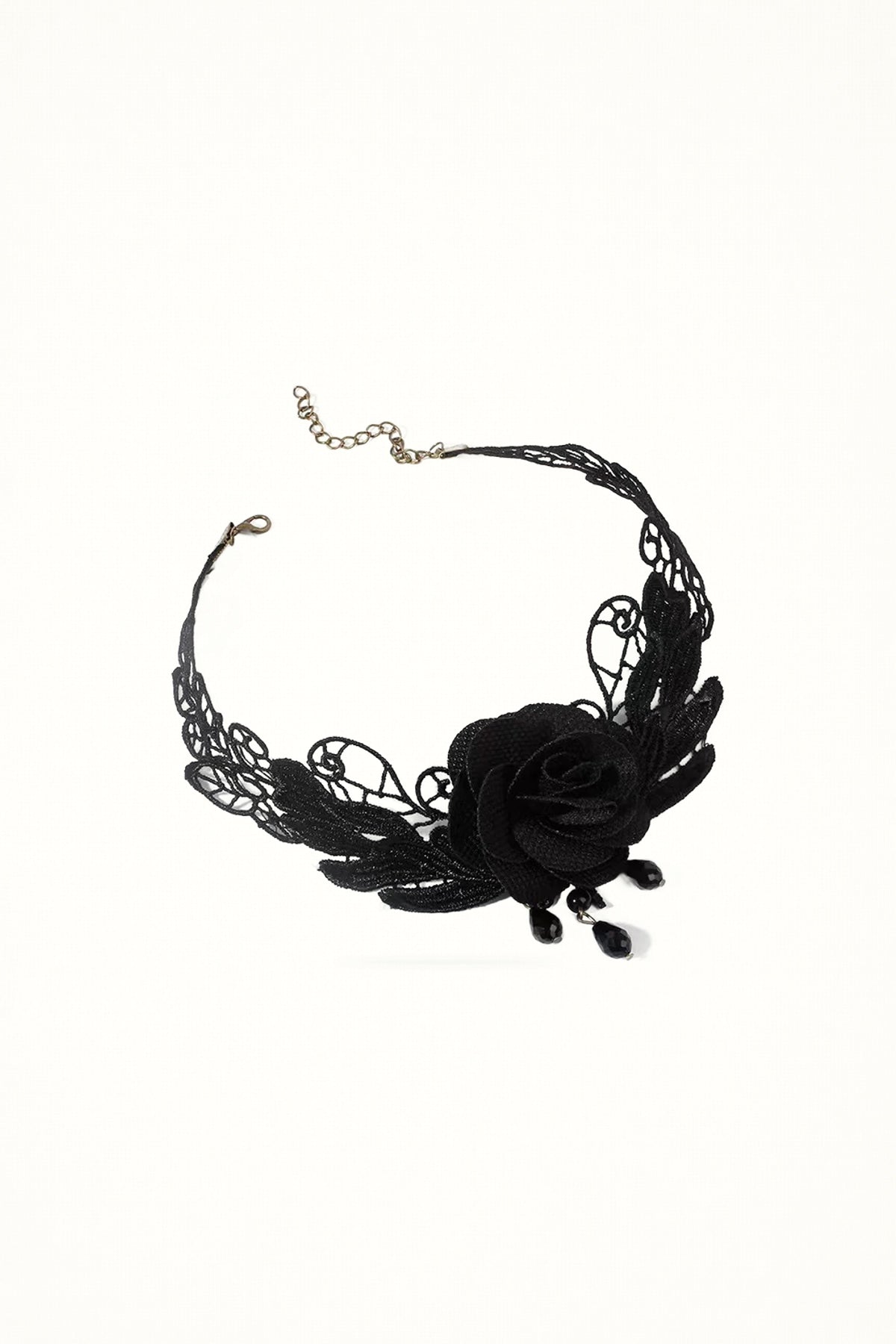 Gothic Black Cross Lace - Jewelry