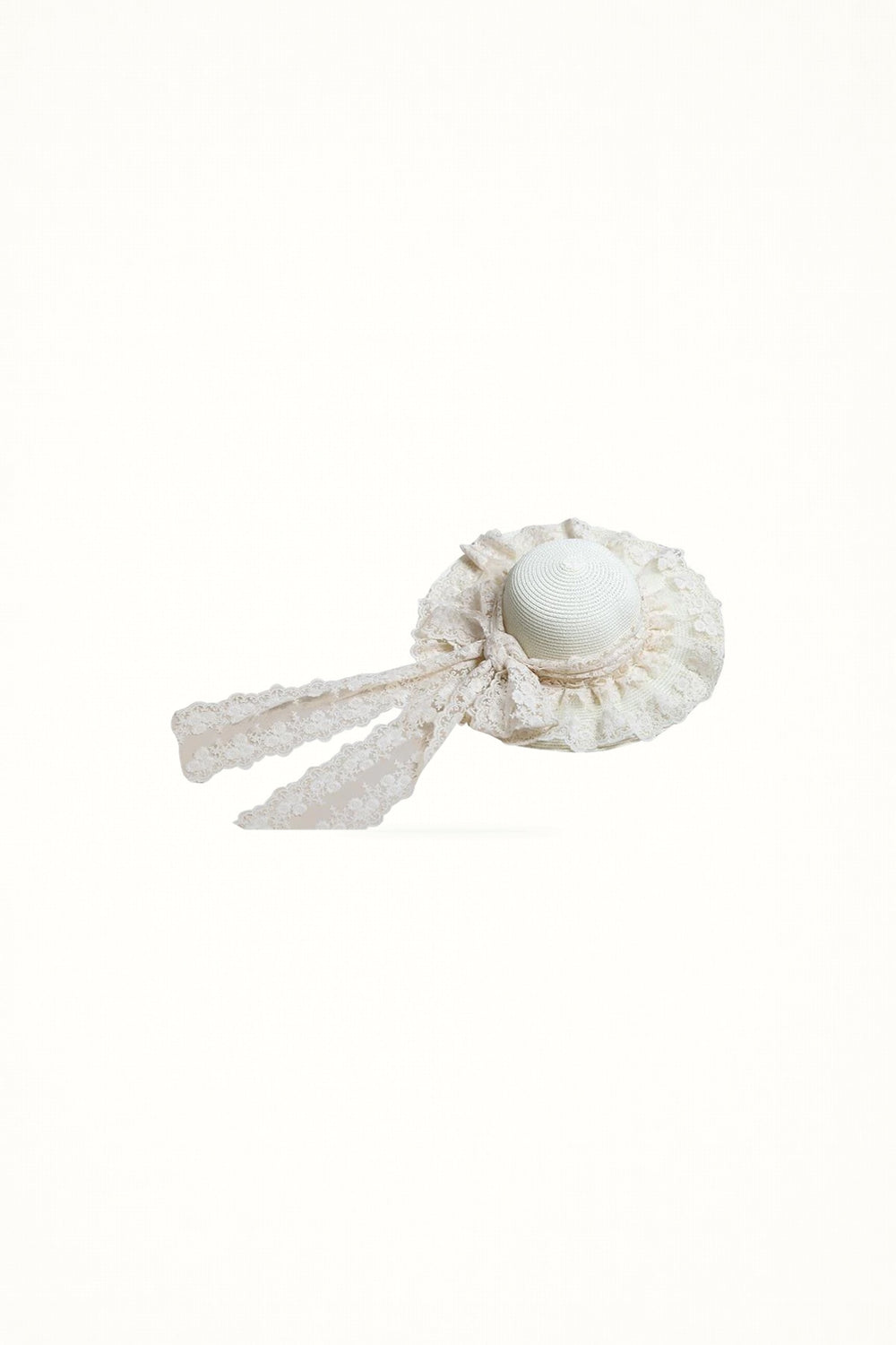 Cream White Big Bow - Headwear