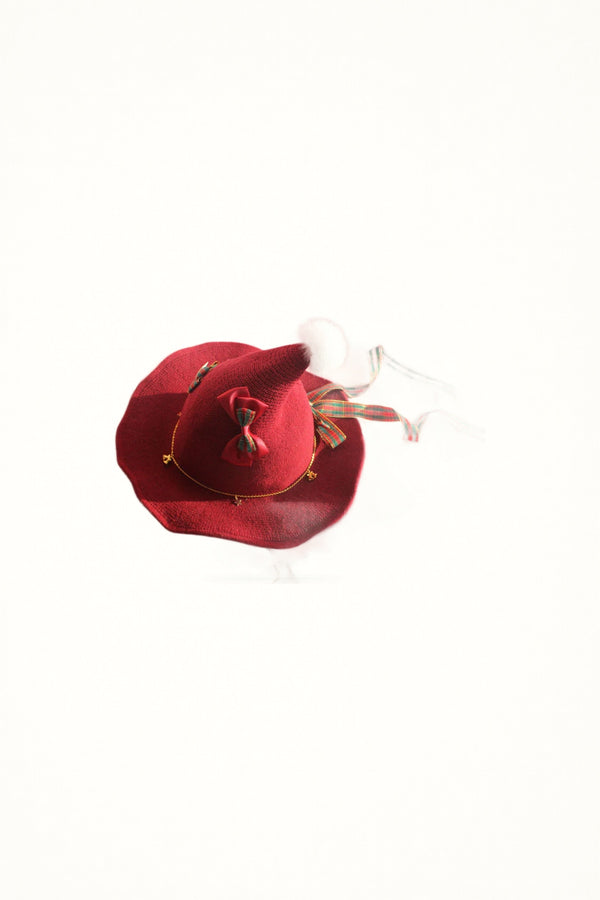 Christmas Pointed Pom-Pom Hat - Headwear