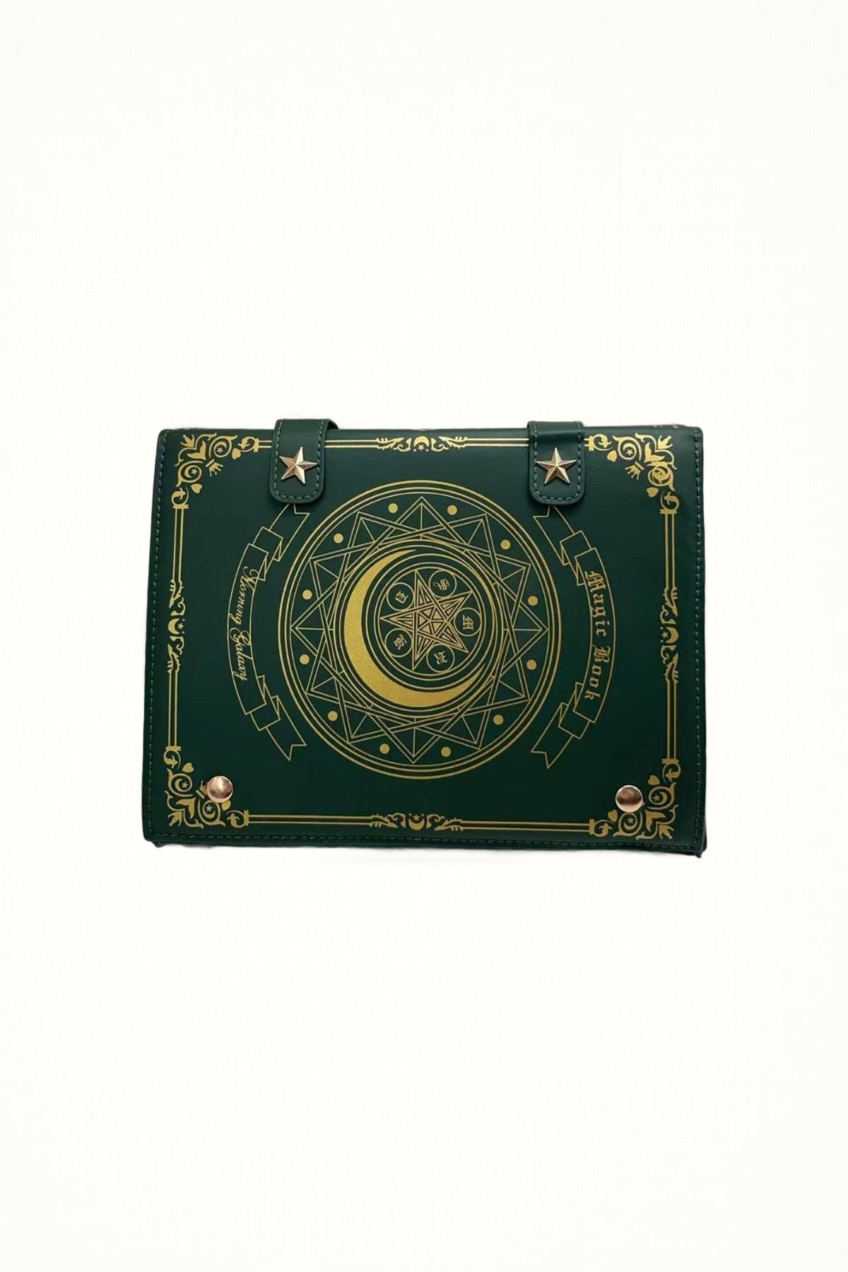 The Star-Moon Grimoire - Magic Book Clamshell - Bag