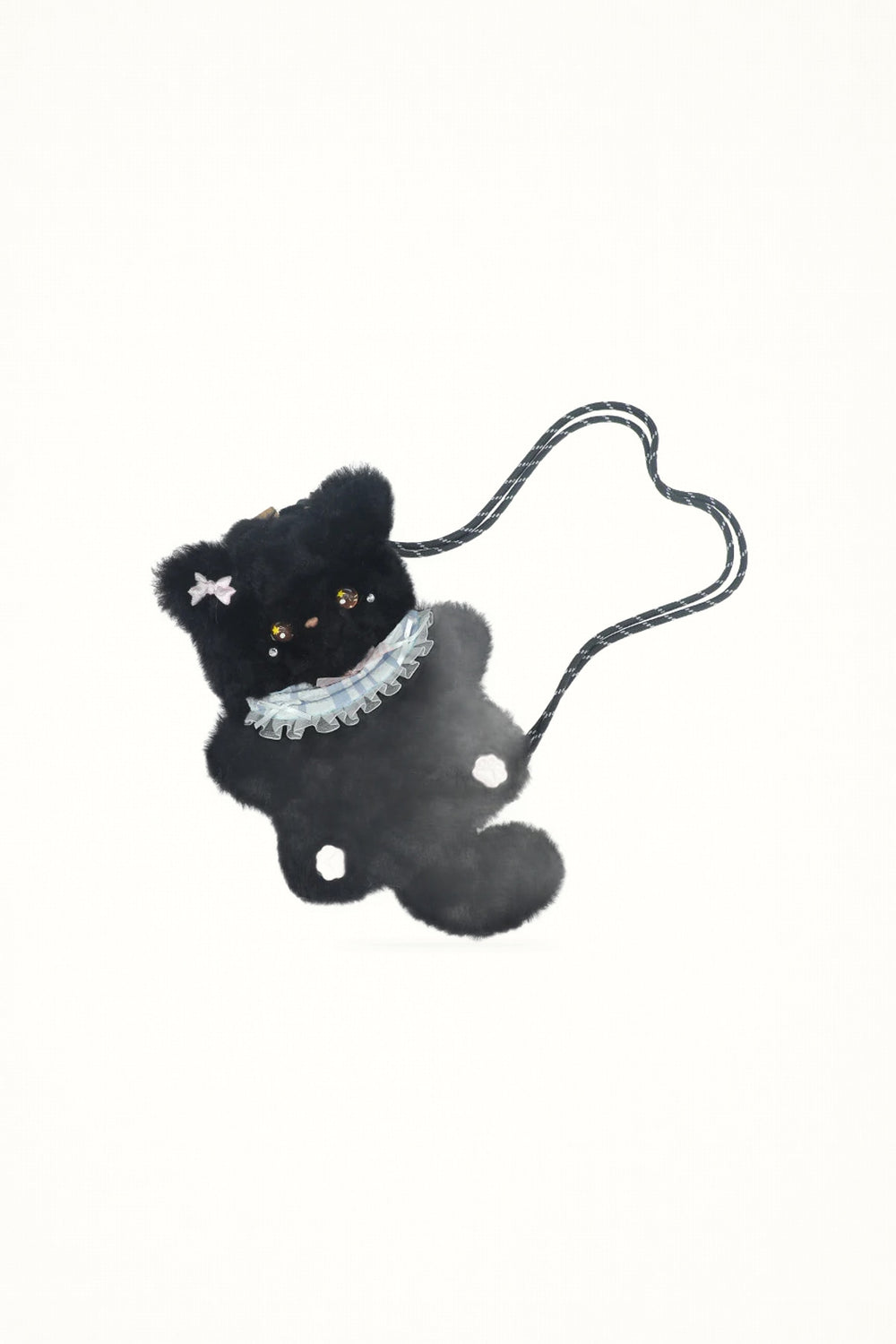 Drag Meow Plush Cat Crossbody - Bag
