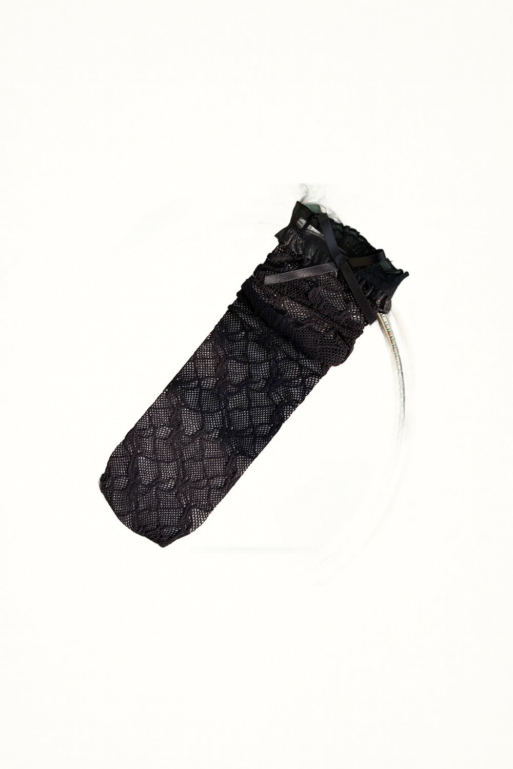 Ruffled Lace Mid-Calf Socks - Mid-calf socks