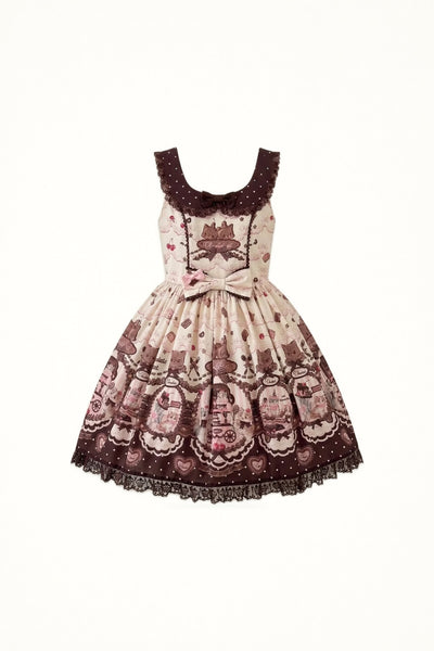 Chocolate Cat Beige - JSK Dress
