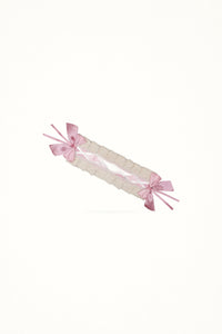 علامة مستقلة - Lace Cotton - طوق شعر بأشرطة بأسلوب زي الخادمة - Lace cotton headband - lotus pink