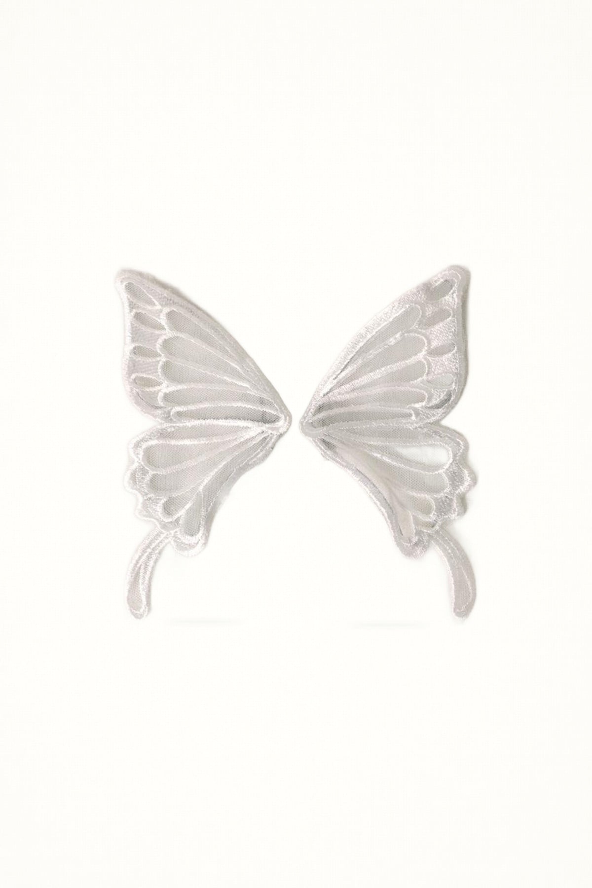Milky White Butterfly Bow - Headwear