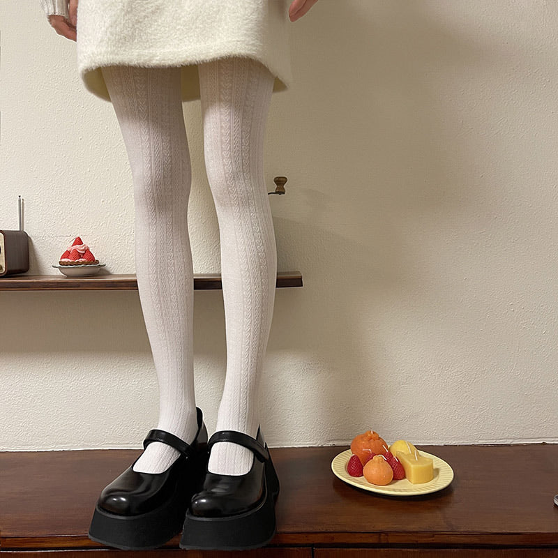 Sock Noble - Sweet Lolita Heart Tights - Stretchy one-size