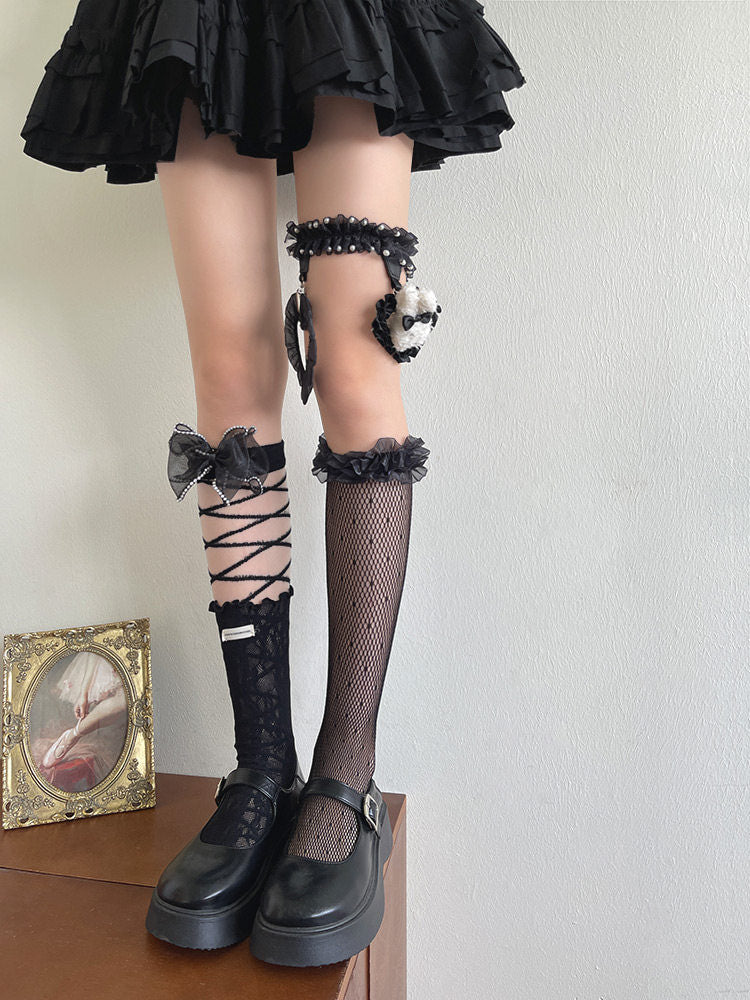 Sock Noble - Mid-calf Gothic Lolita socks - Socks