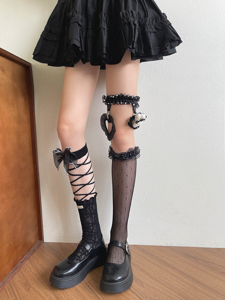 Sock Noble - Mid-calf Gothic Lolita socks - Socks