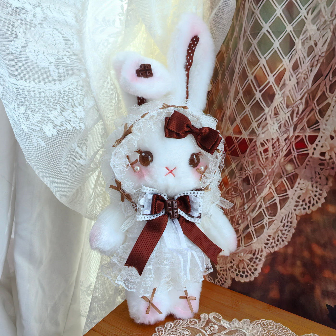 DreamHug Bear - Lolita Plush Rabbit Convertible Bag - Medium-sized