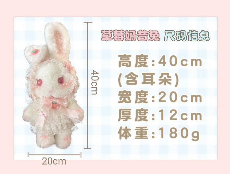 DreamHug Bear - Lolita Plush Rabbit Convertible Bag - Medium-sized