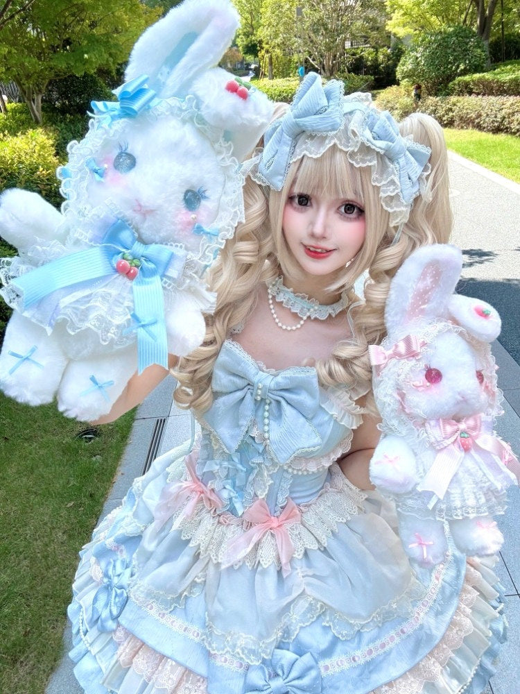 DreamHug Bear - Lolita Plush Rabbit Convertible Bag - Medium-sized