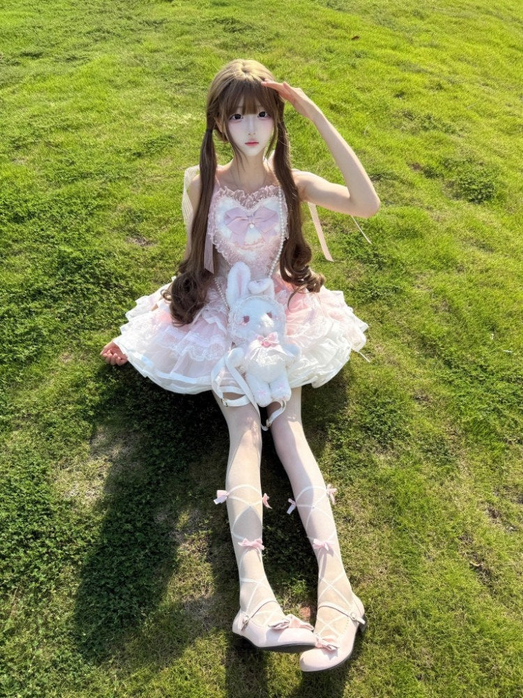 DreamHug Bear - Lolita Plush Rabbit Convertible Bag - Medium-sized