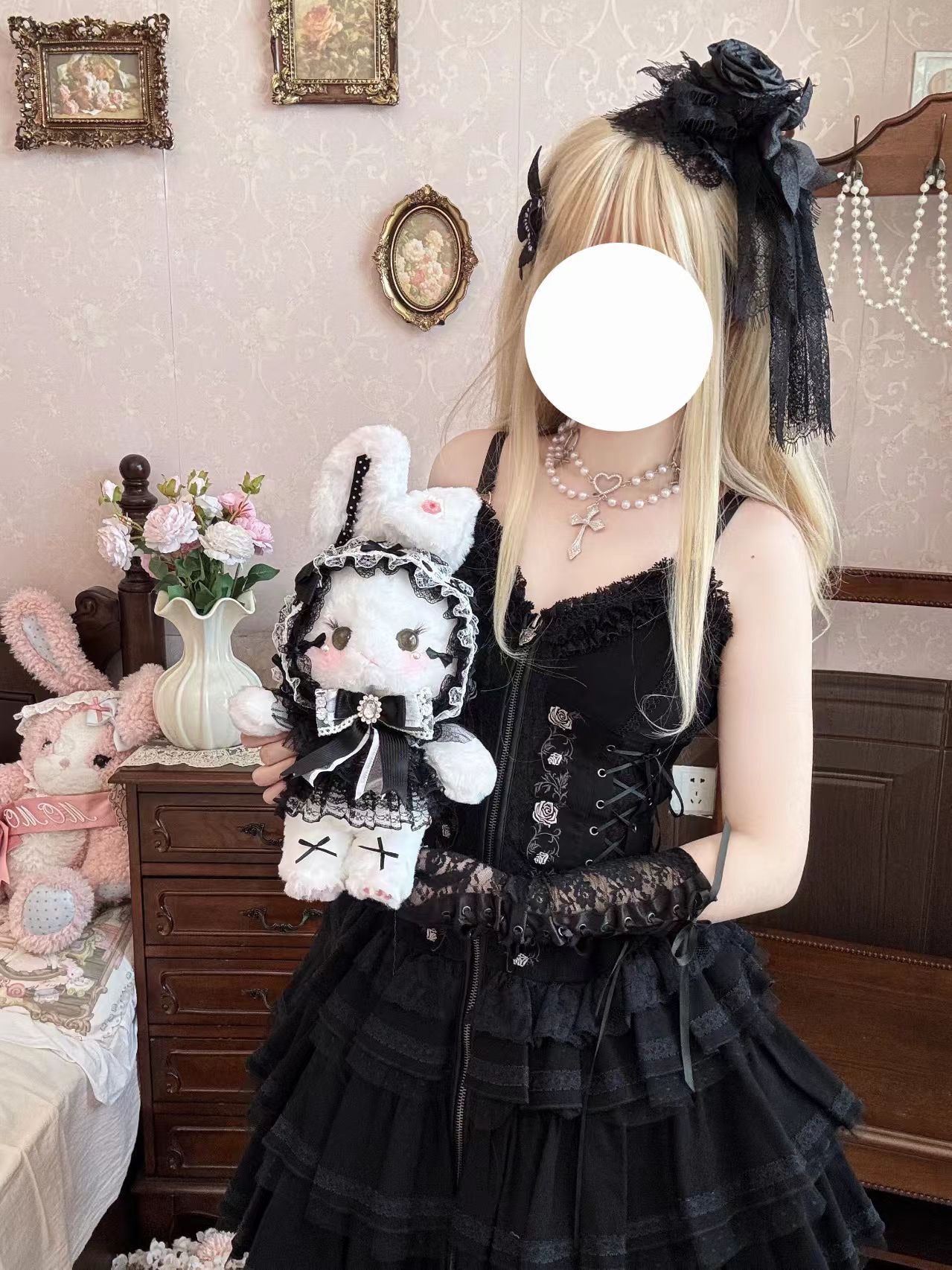 DreamHug Bear - Lolita Plush Rabbit Convertible Bag - Medium-sized