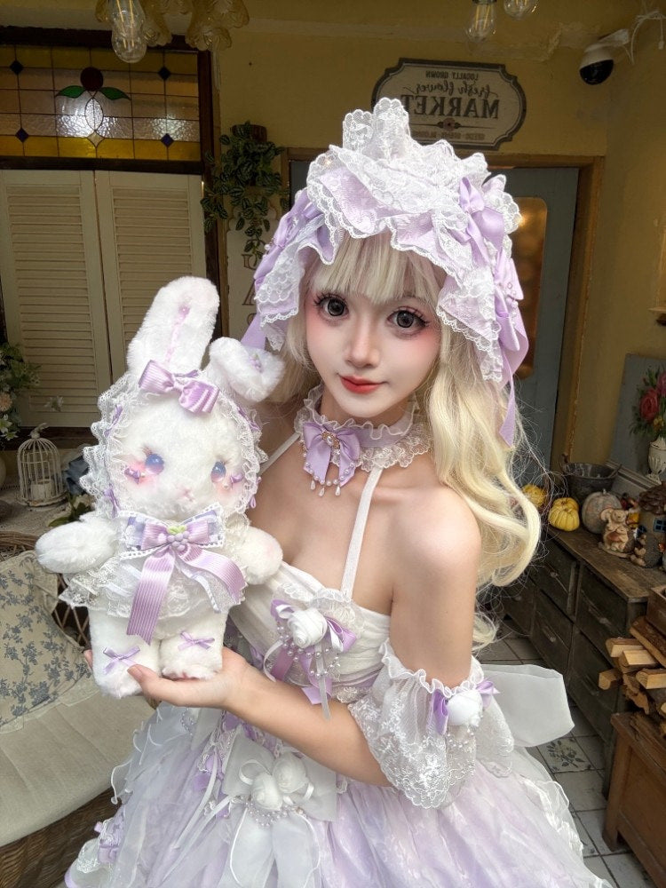 DreamHug Bear - Lolita Plush Rabbit Convertible Bag - Medium-sized