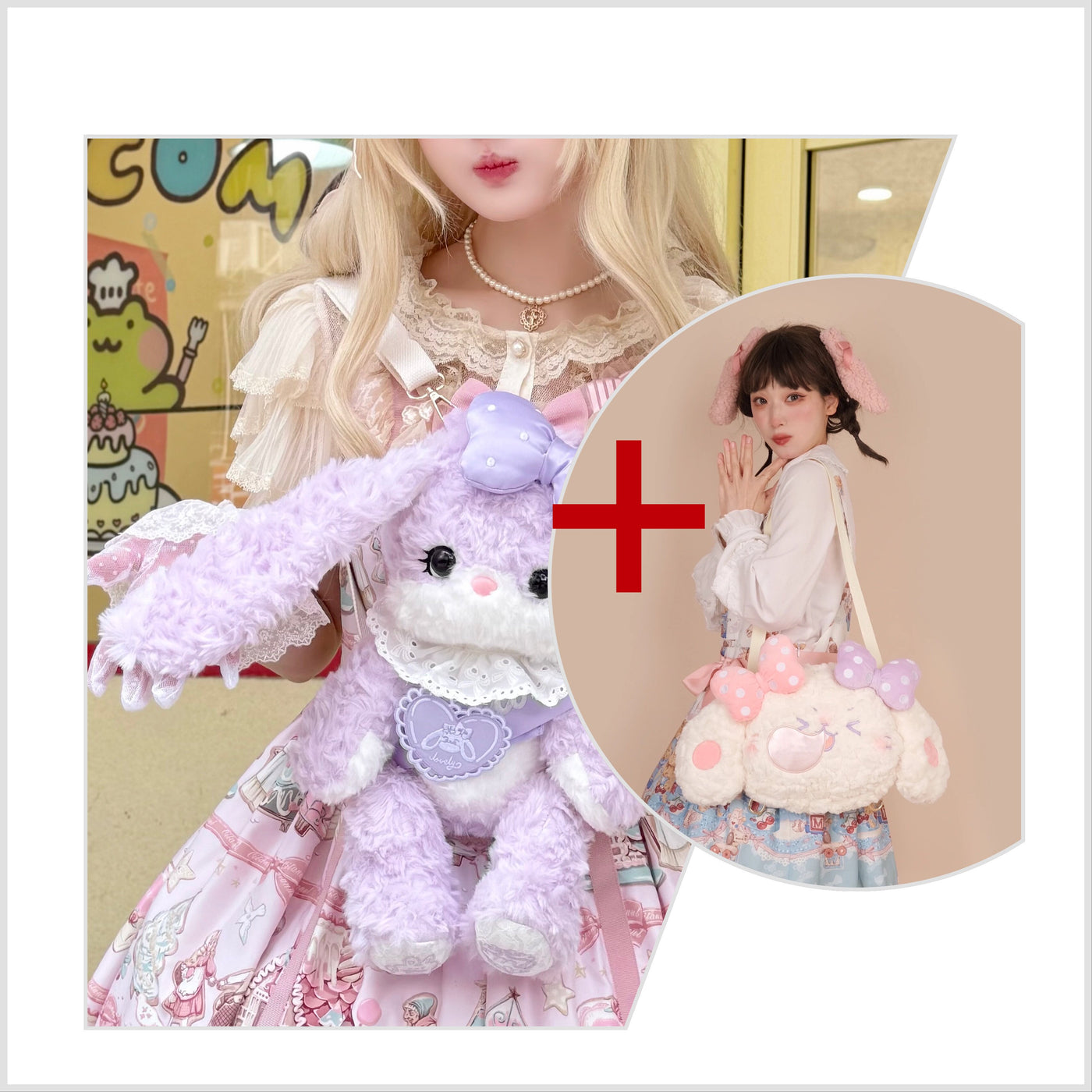 Molly Puppy - 3D Rabbit Taotao 1.0 Plush Backpack - Individually