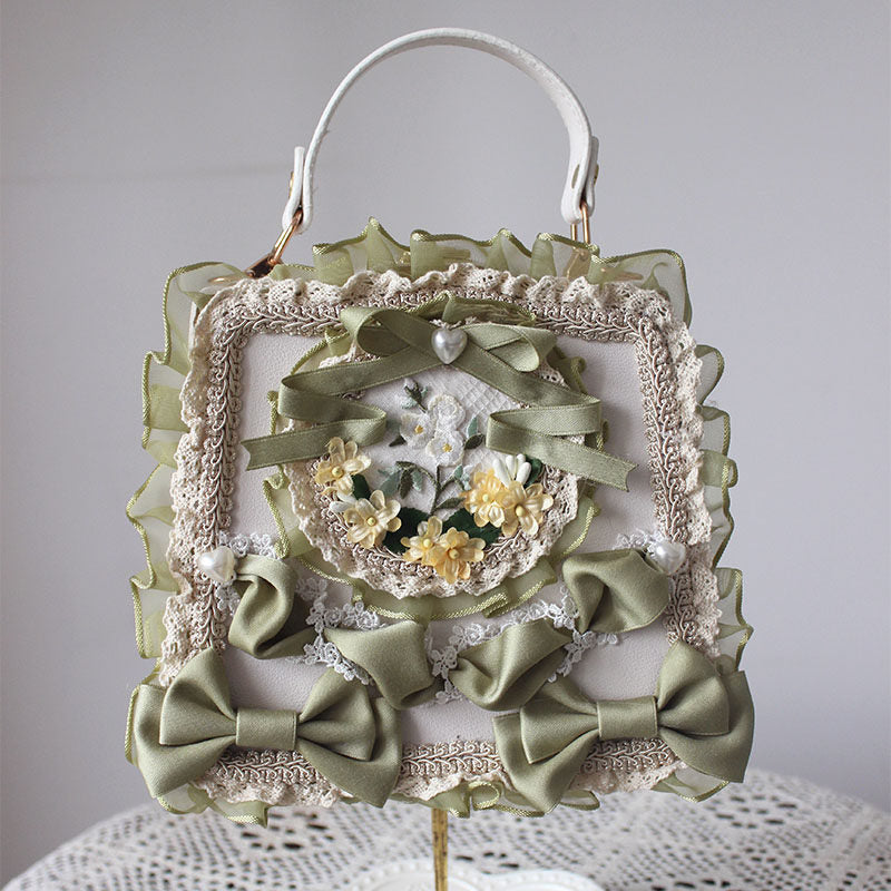 Deer Girl Handmade - Sweet Lolita Floral Lace Bag - Individually Selectable