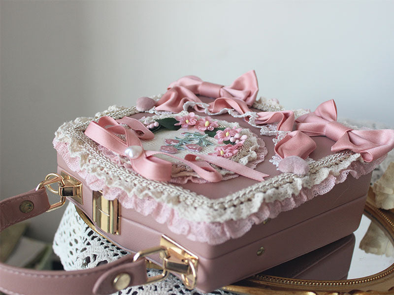 Deer Girl Handmade - Sweet Lolita Floral Lace Bag - Individually Selectable