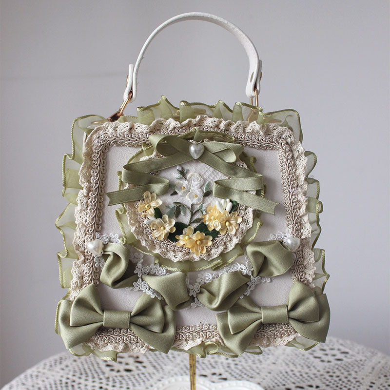 Deer Girl Handmade - Sweet Lolita Floral Lace Bag - Individually Selectable