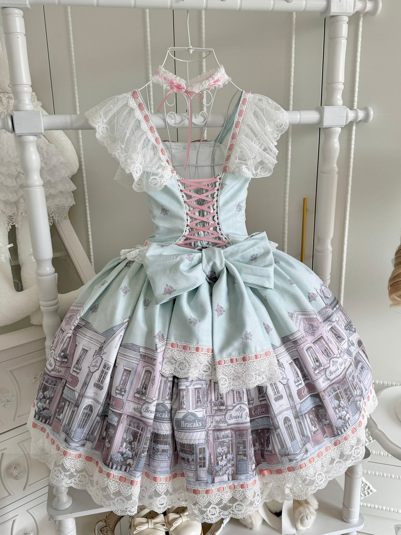 Star Fish - Old Alley Floral - Sweet Lolita Jumper Skirt