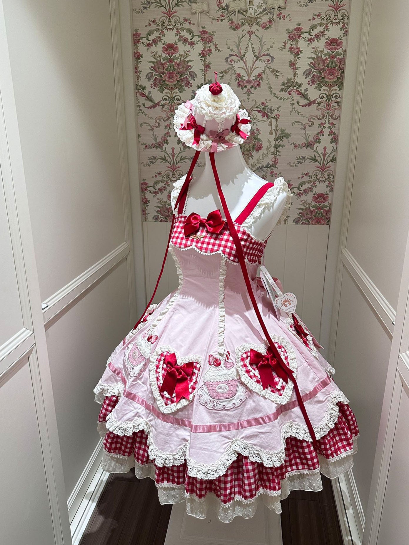 White Sugar Girl - Sweet Lolita Cake-Style Princess Dress - Pink