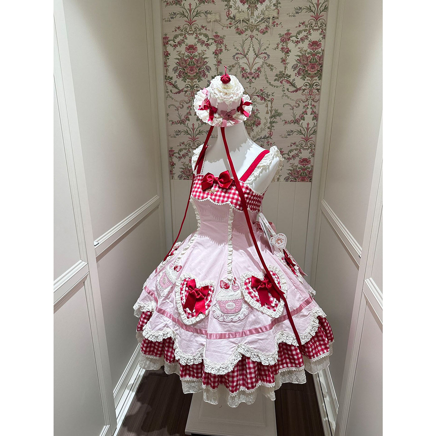 White Sugar Girl - Sweet Lolita Cake-Style Princess Dress - Pink