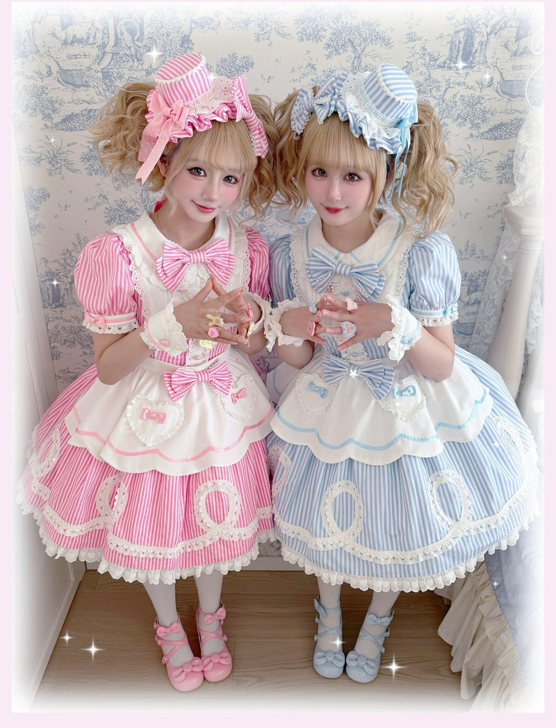 Tata Long Ear - Candy Shop Day Manager - Vintage-style Sweet Lolita