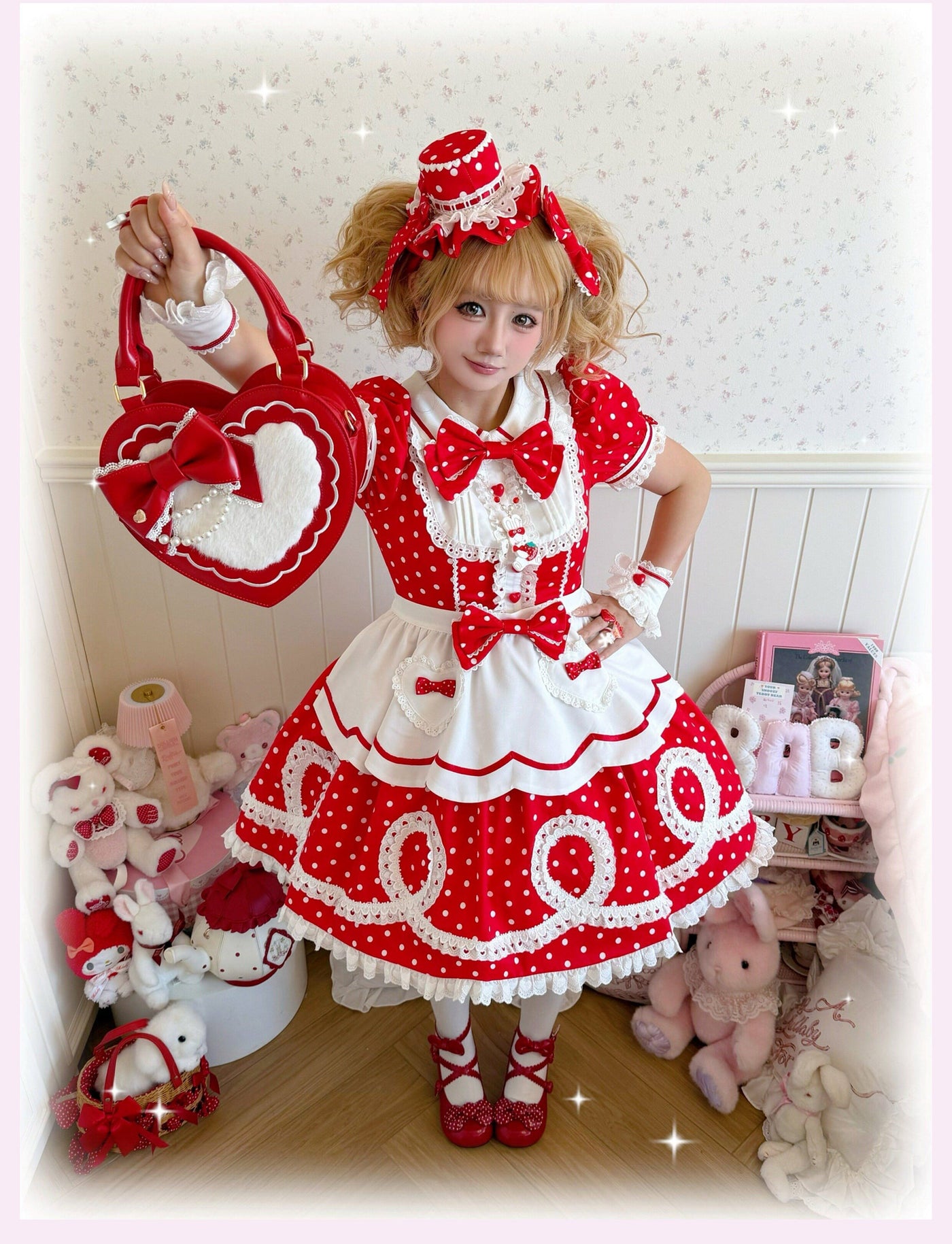 Tata Long Ear - Candy Shop Day Manager - Vintage-style Sweet Lolita