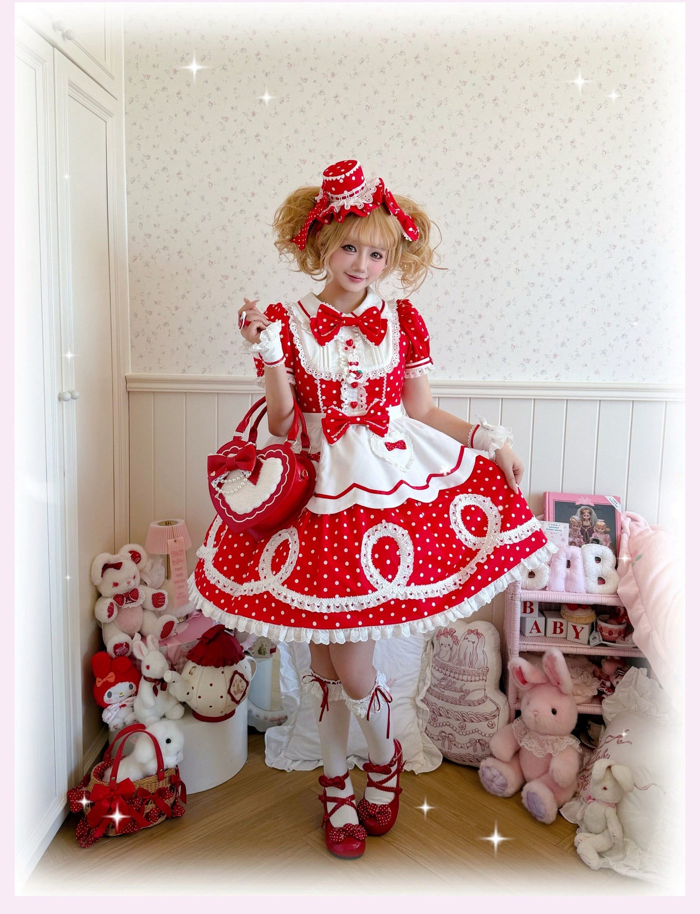Tata Long Ear - Candy Shop Day Manager - Vintage-style Sweet Lolita