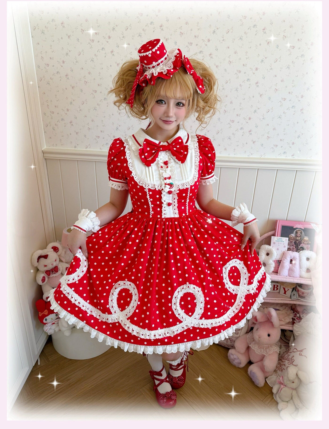 Tata Long Ear - Candy Shop Day Manager - Vintage-style Sweet Lolita