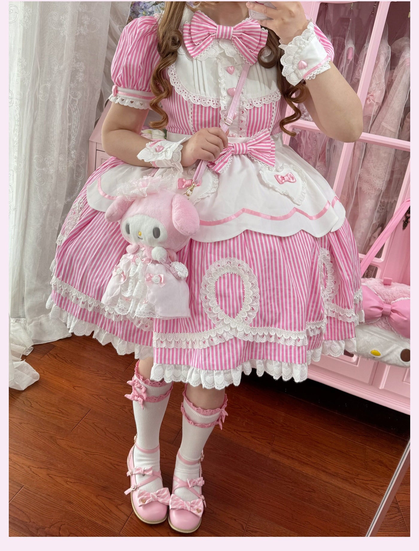 Tata Long Ear - Candy Shop Day Manager - Vintage-style Sweet Lolita