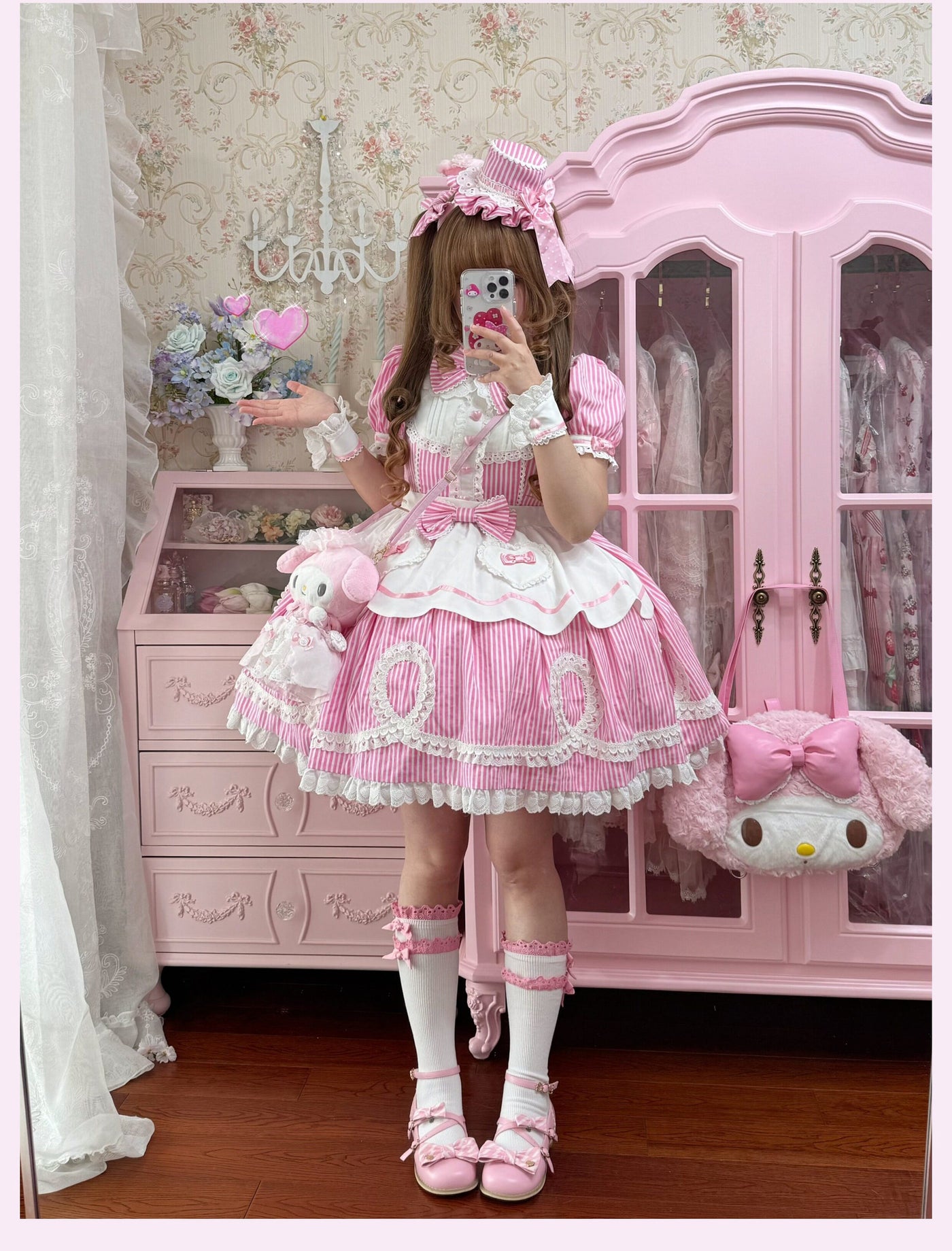 Tata Long Ear - Candy Shop Day Manager - Vintage-style Sweet Lolita