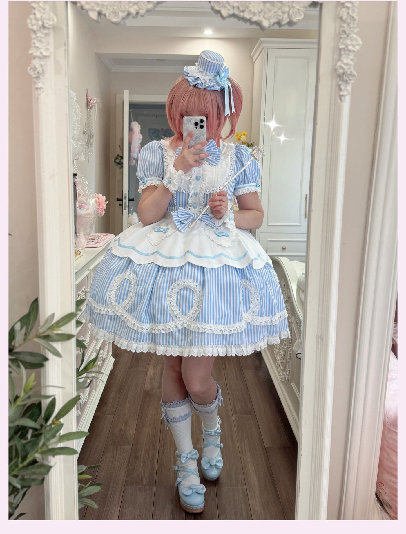 Tata Long Ear - Candy Shop Day Manager - Vintage-style Sweet Lolita