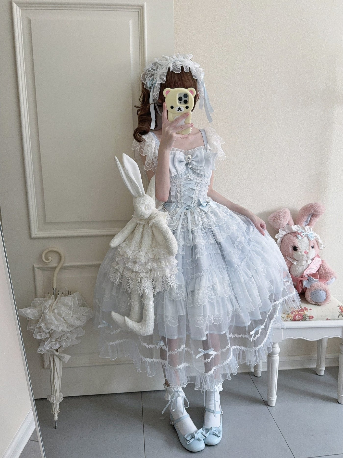 White Sugar Girl - Eternal Vow - Sweet lolita JSK with fitted corset
