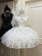 White JSK camisole dress / S