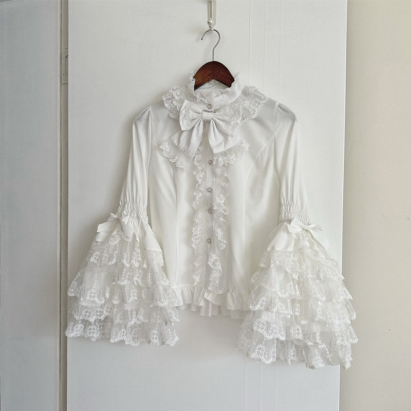 Hanguliang - Heartbeat of Love - Sweet Lolita tiered lace JSK
